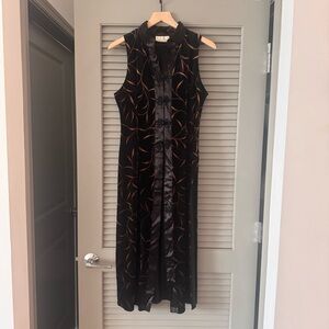 Vintage Cache | Rare One of a Kind Asian-Inspired Velvet Duster / Kimono Dress M